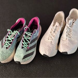 2 Pairs of adidas ADIZERO PRIME X STRUNG - Like New Condition - with BOXES